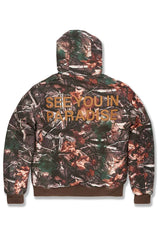 JORDAN CRAIG SEE YOU IN PARADISE HOODED WORK JACKET MULTI COLORS