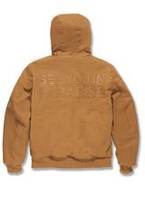 JORDAN CRAIG SEE YOU IN PARADISE HOODED WORK JACKET MULTI COLORS