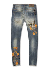 JORDAN AVIARY JEANS DESERT STORM FALLEN LEAVES