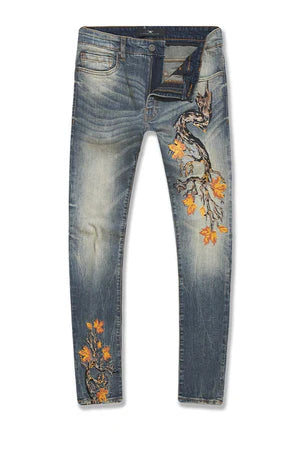 JORDAN AVIARY JEANS DESERT STORM FALLEN LEAVES