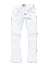 Jordan Craig- Jeans - Stacked Ross - White