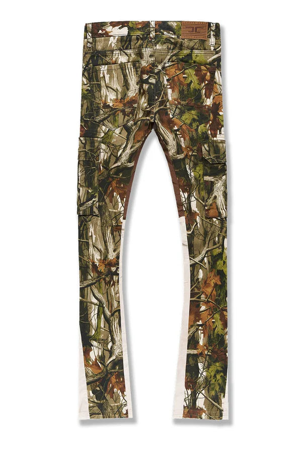 Jordan Craig - Kids Jeans - Stacked - Oak CAMO CARGO DENIM