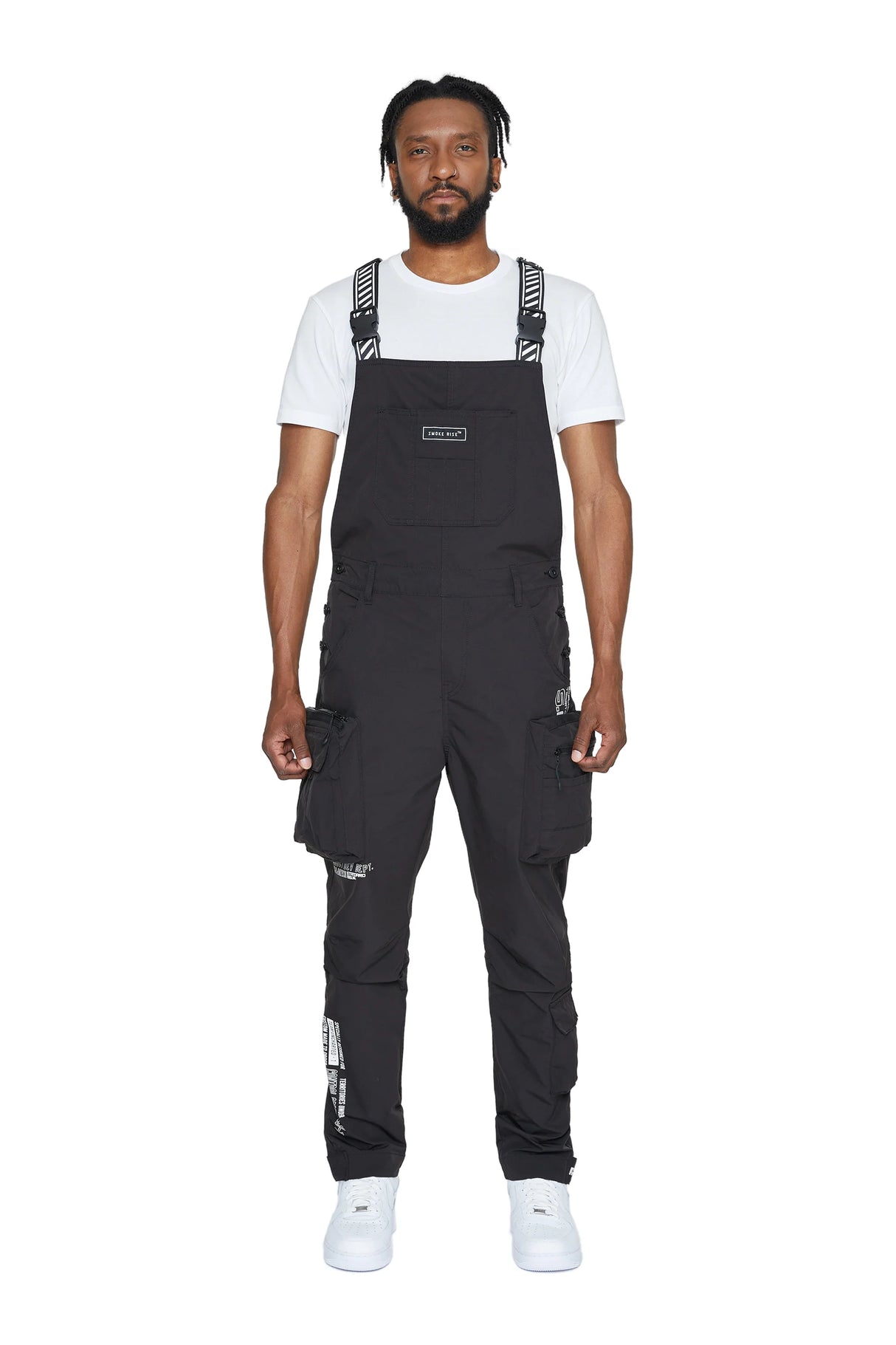 Smoke Rise - Nylon Utility Overall - Black