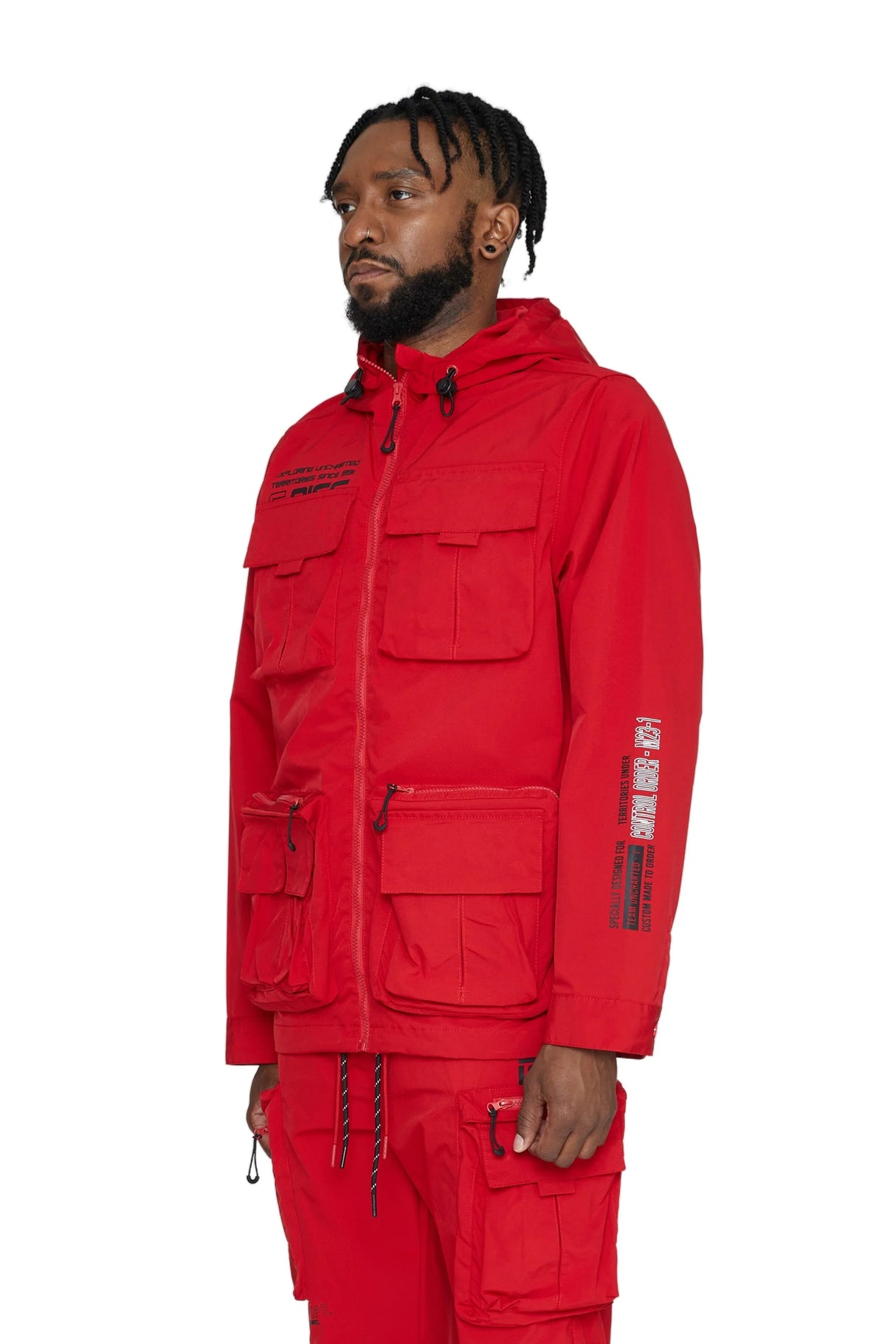 Smoke Rise - Nylon Jacket - Red