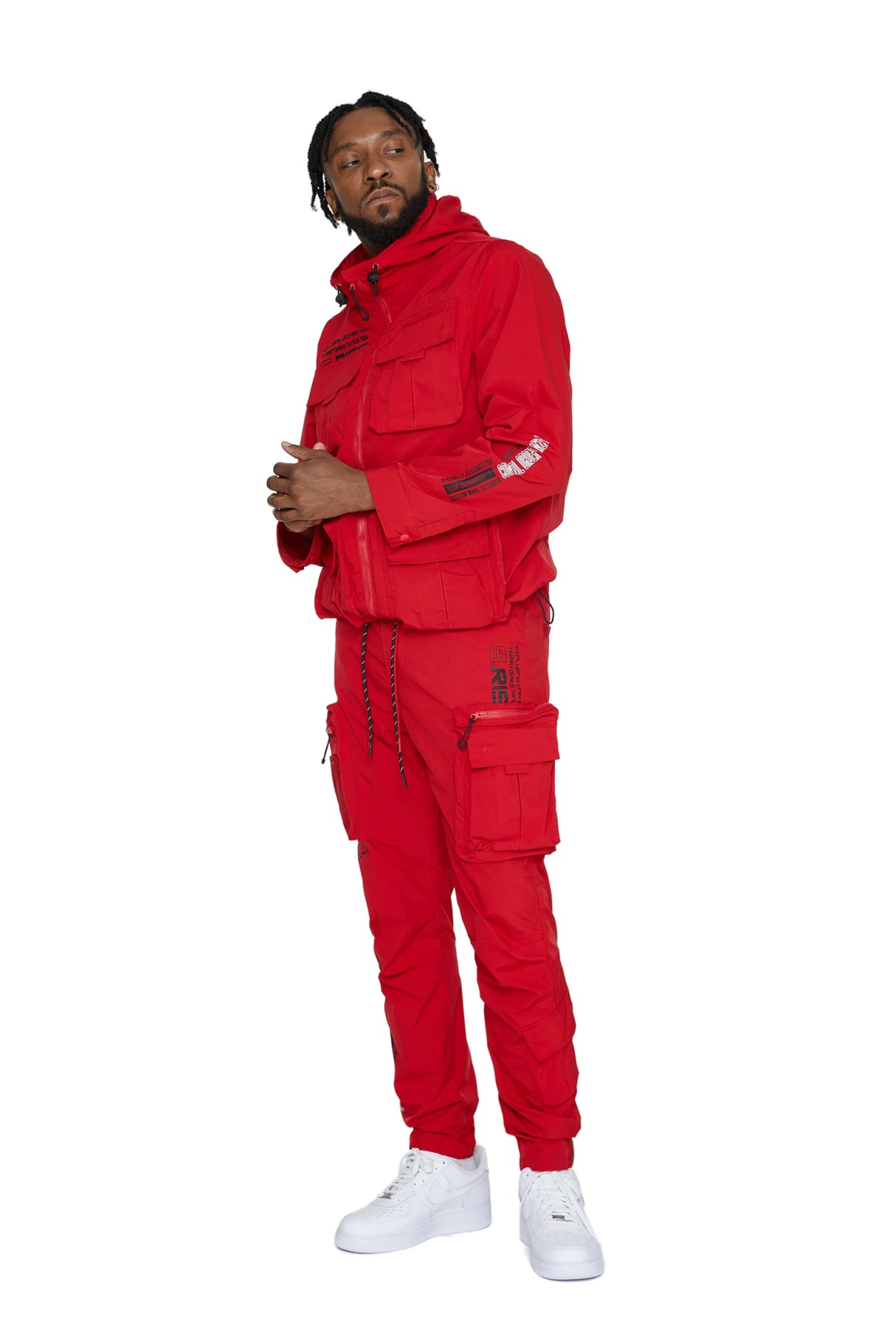 Smoke Rise - Nylon Jacket - Red