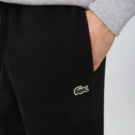 LACOSTE MEN’S ORGANIC COTTON SWEATPANTS BLACK