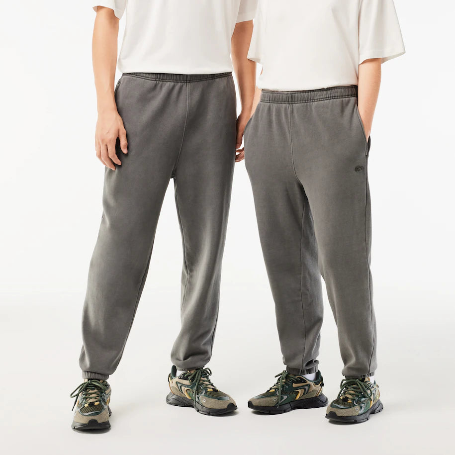 Grey lacoste joggers hotsell