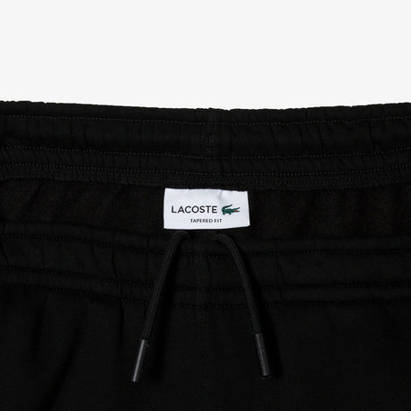 LACOSTE MEN’S LOGO STRIPE JOGGERS BLACK