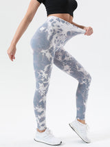 Tie-Dye High Waist Active Leggings