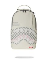 SPRAYGROUND CREAM CHECK SHARK CENTRAL BACKPACK