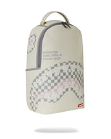 SPRAYGROUND CREAM CHECK SHARK CENTRAL BACKPACK