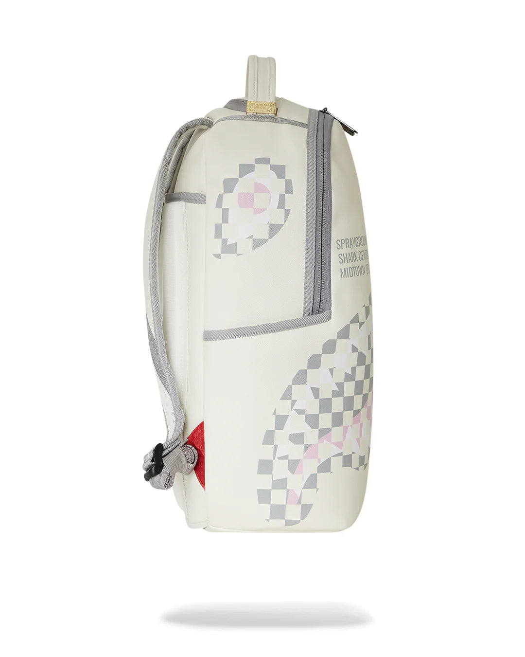 SPRAYGROUND CREAM CHECK SHARK CENTRAL BACKPACK