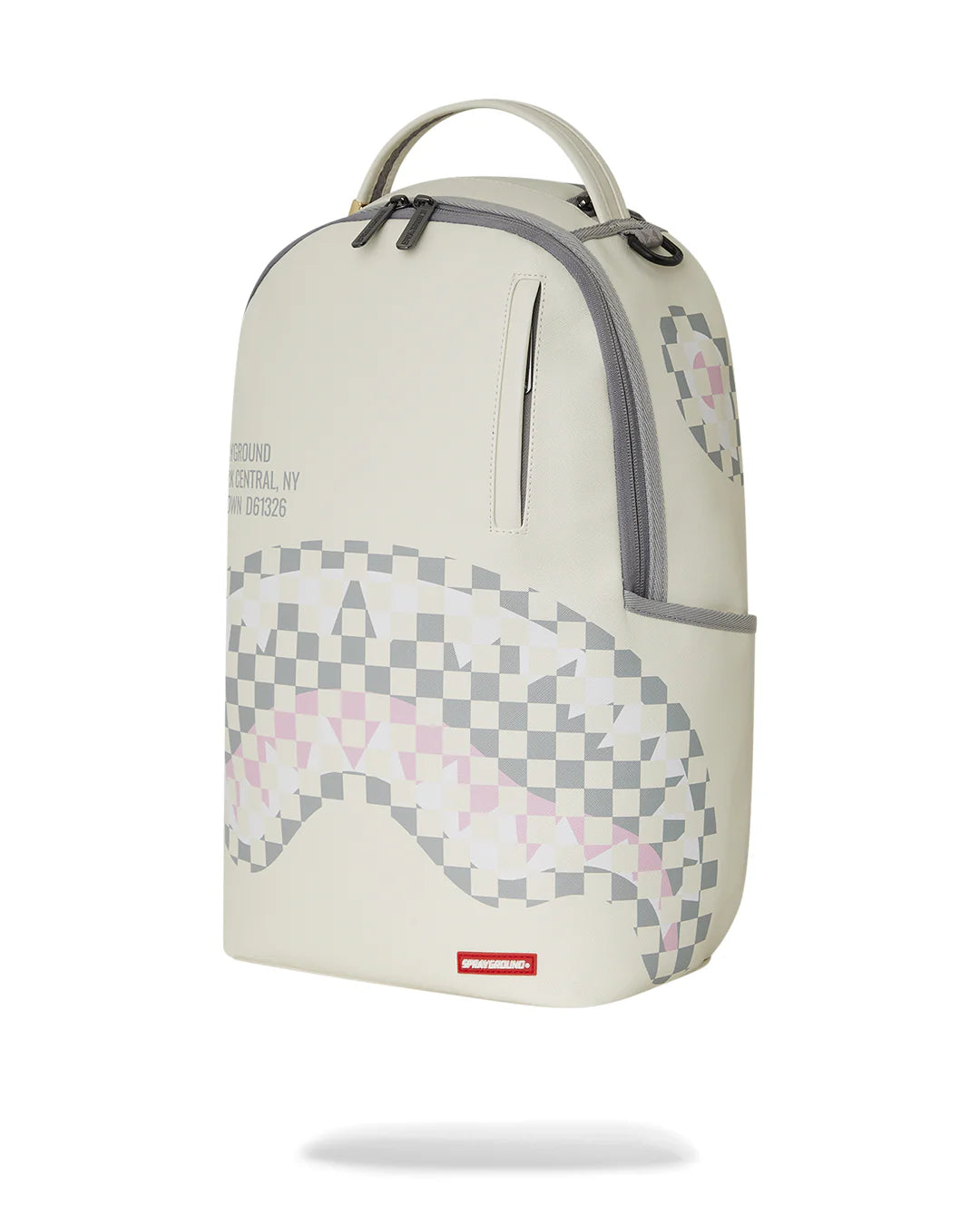 SPRAYGROUND CREAM CHECK SHARK CENTRAL BACKPACK