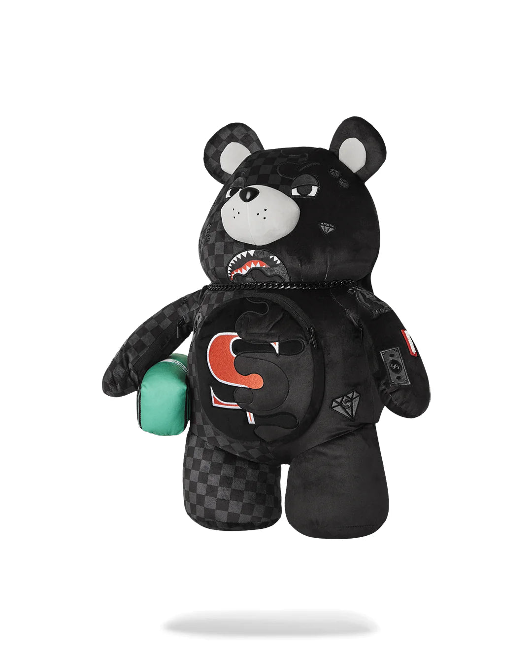 SPRAYGROUND UNFINISHED SHARK TEDDY BEAR