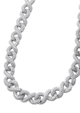 ICE KART ICED INFINITY CHAIN WHITE GOLD