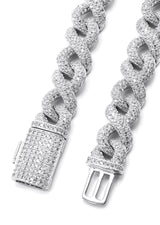 ICE KART ICED INFINITY CHAIN WHITE GOLD