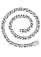 ICE KART ICED INFINITY CHAIN WHITE GOLD