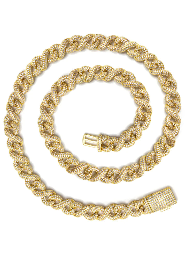 ICE KART ICED INFINITY CHAIN GOLD