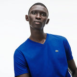 Lacoste - T Shirt - V Neck - Royal