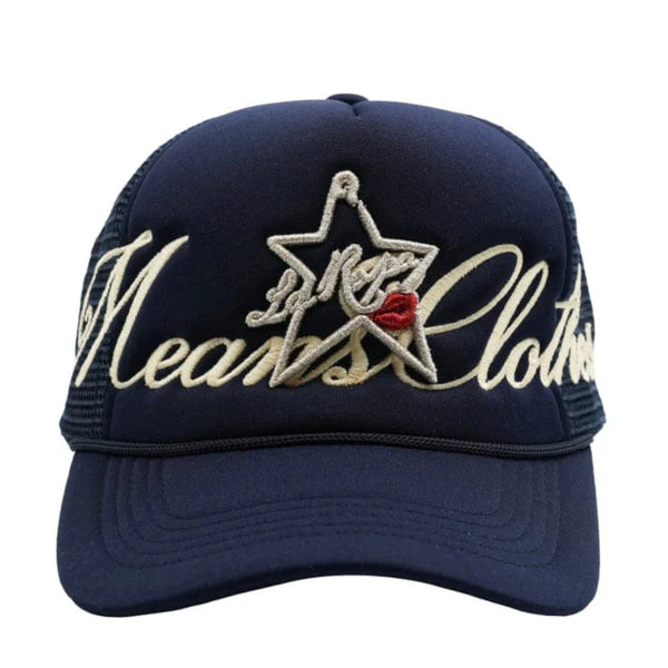 LA ROPA LMC NAVY TRUCKER HAT NAVY