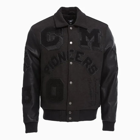 JORDAN CRAIG PIONEERS VARSITY JACKET BLACK