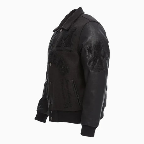 JORDAN CRAIG PIONEERS VARSITY JACKET BLACK