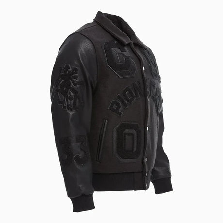 JORDAN CRAIG PIONEERS VARSITY JACKET BLACK