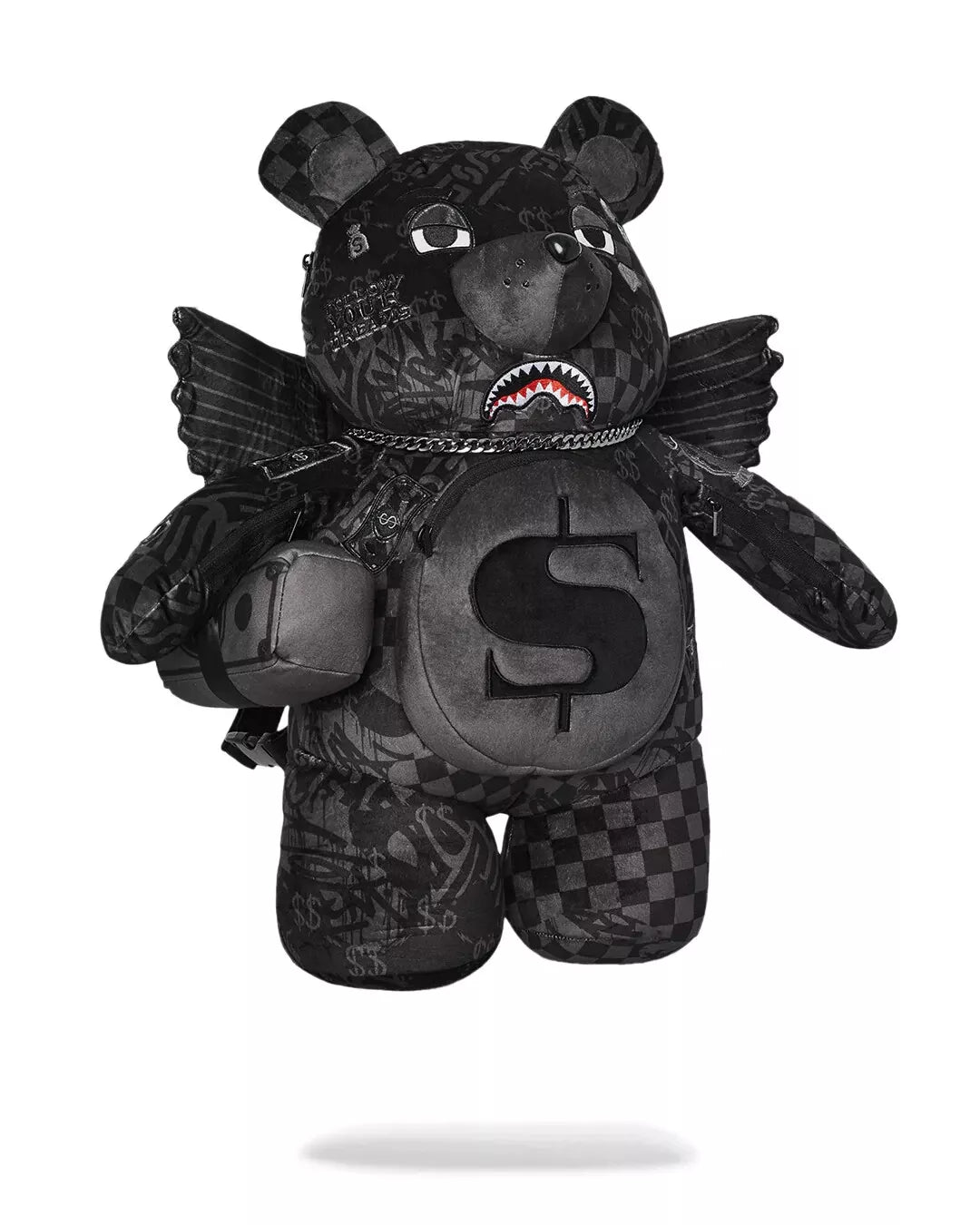 SPRAYGROUND 3AM CHECK TEDDY BEAR