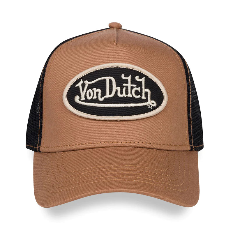 VON DUTCH TAUPE OFF-WHITE & BLACK TRUCKER